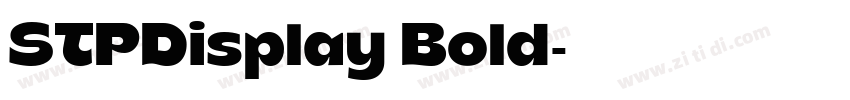STPDisplay Bold字体转换 STPDisplay Bold字体转换